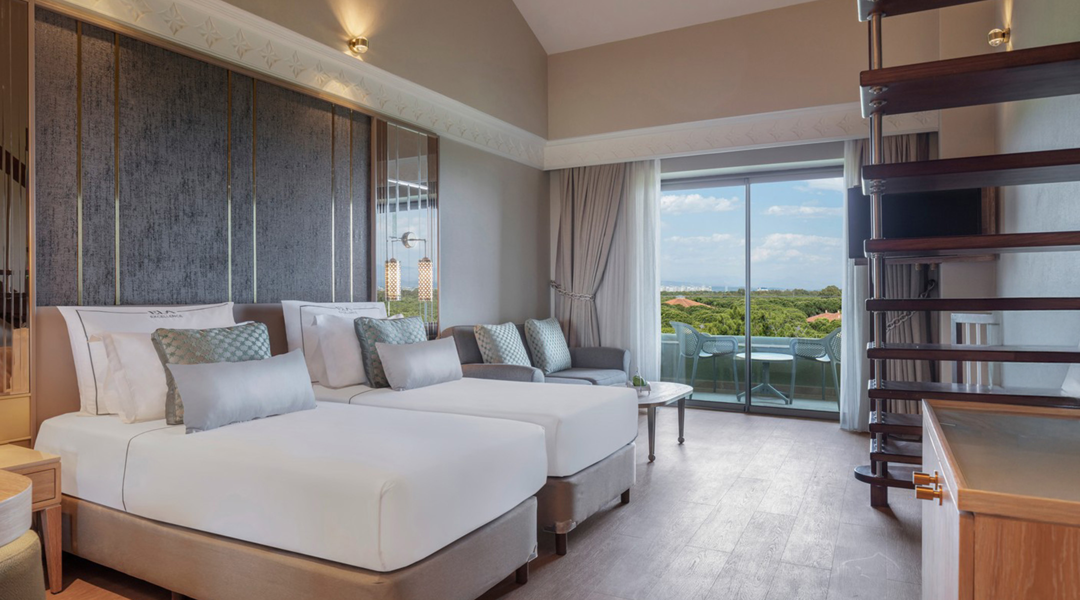 Ela Excellence Resort Belek Konaklama Family Dublex Room Forest Sea View Galeri D 1
