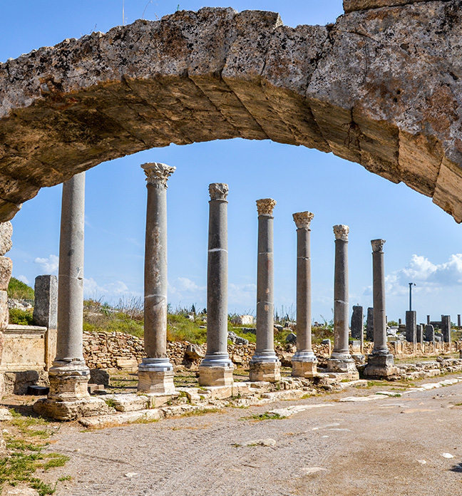 Perge Antiik Kent Card